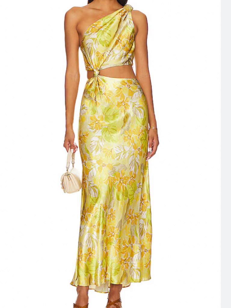 Bec+Bridge Harper One Shoulder Maxi Dress